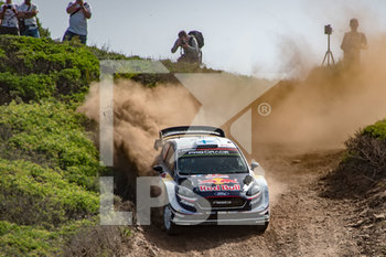 2018-06-10 - Teemu Suninen e il navigatore Mikko Markkula su Ford Fiesta WRC alla PS18 - RALLY ITALIA SARDEGNA WRC - RALLY - MOTORS